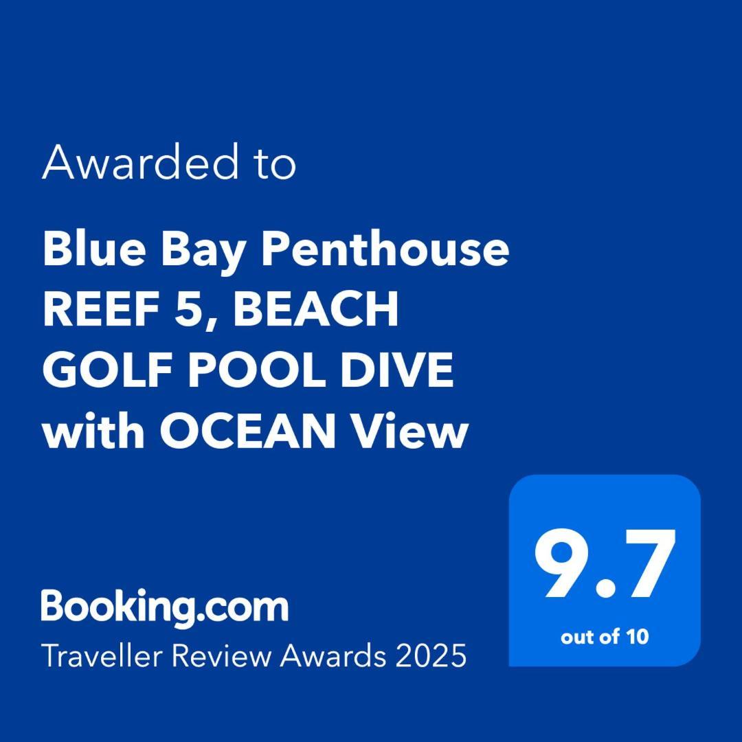 Blue Bay Penthouse Reef 5, Beach Golf Pool Dive With Ocean View Dorp Dorp Sint Michiel Exterior foto